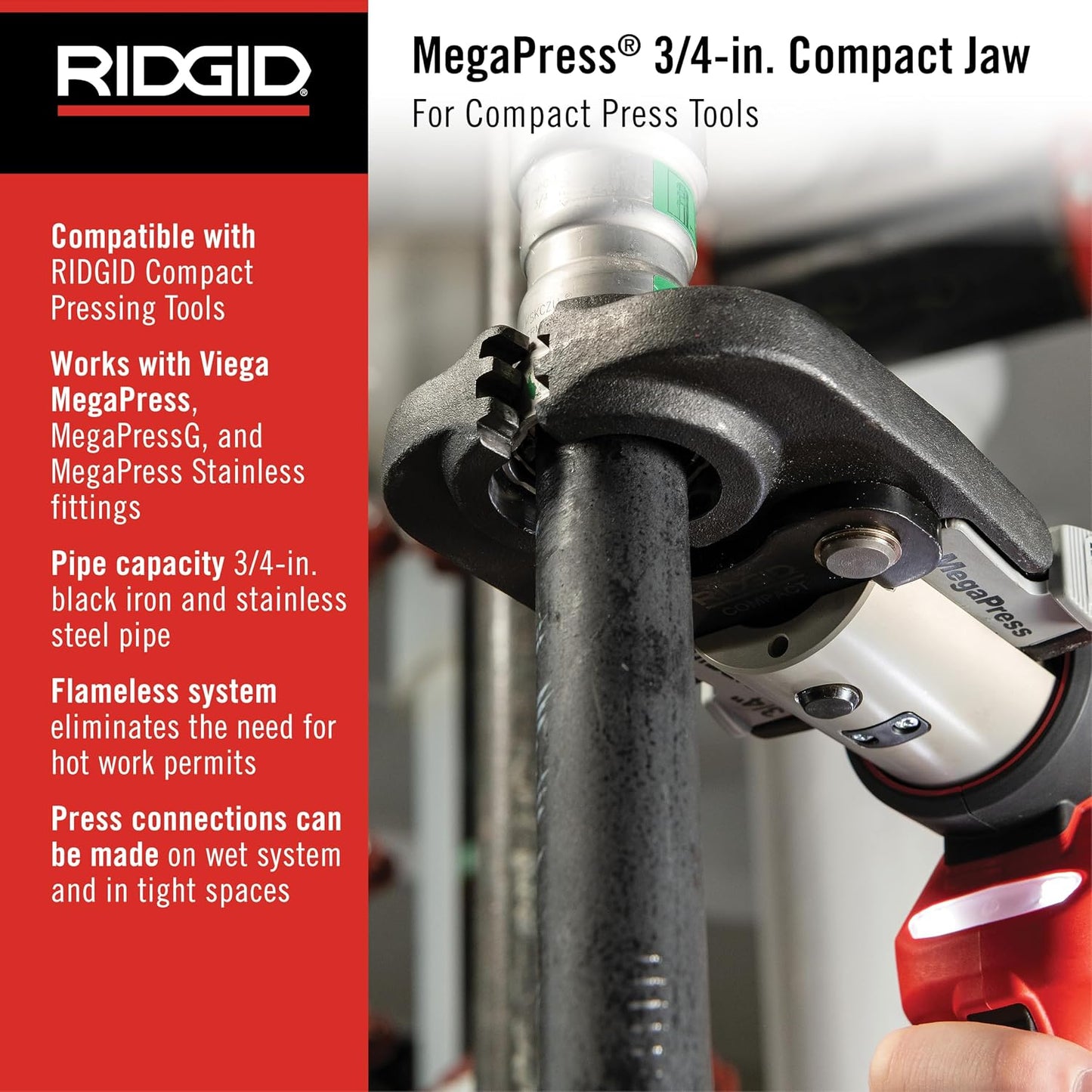 Mandíbula Megapress 3/4 para prensa compacta