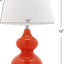 Lámpara mesa Eva Orange doble LED dormitorio oficina