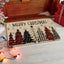 Tapete navideño bajo perfil decoración hogar invierno