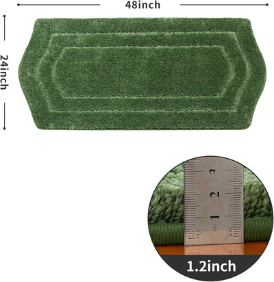 Set alfombras baño antideslizantes felpa suave poliéster