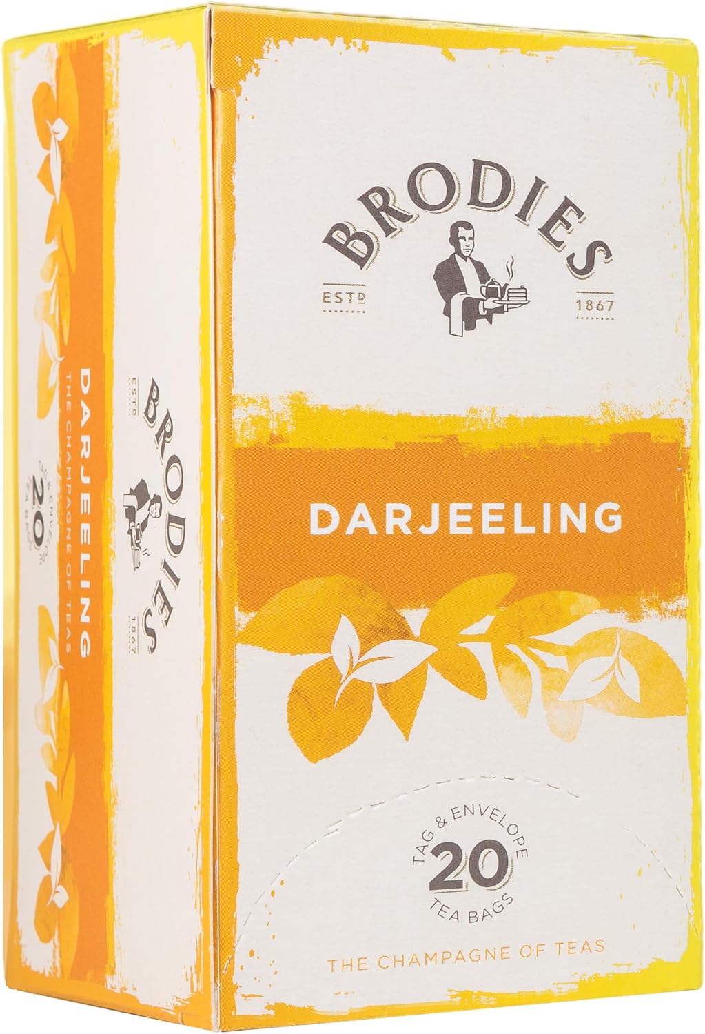 Té Darjeeling importado Escocia 20 bolsas paquete 3