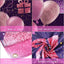 Decoraciones cumpleaños número 99 para niña pancarta rosa