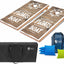 Set cornhole playa 4x2ft con funda y 8 sacos maíz