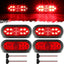 4 Luces LED Ovaladas Remolque 6pulg 12V IP67