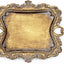 Bandeja anillos dorado vintage 5.3x4.5"