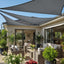 Toldo parasol triangular 16x16x16ft para exteriores gris