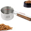 Cuchara medidora acero inox 1 taza para perros y gatos