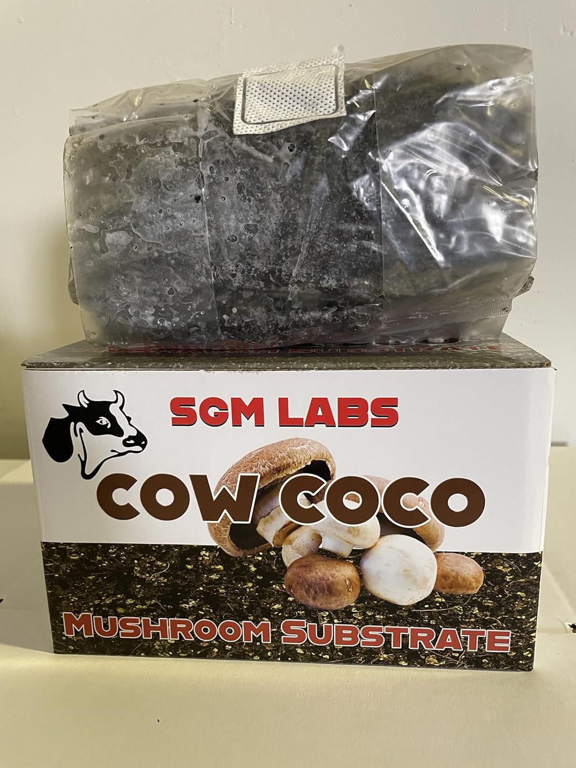 Sustrato de coco con estiércol vaca 5lbs marrón