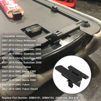 Pestillos tapa consola Chevy GMC 07-14