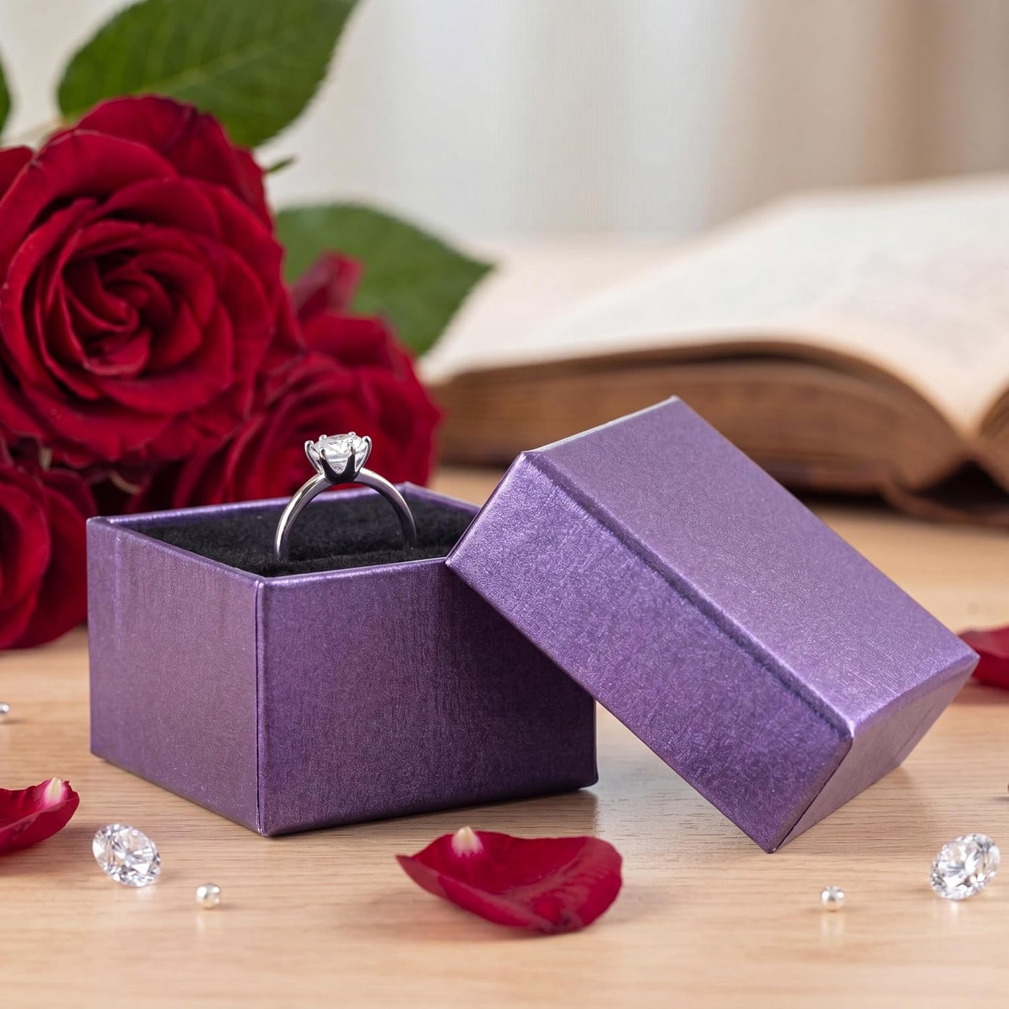 72 Pzas Cajas Regalo Joyas 2x2x1.2" para Bodas Navidad