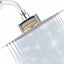 Cabezal ducha lluvia acero inox 15 etapas filtro cloro