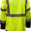 Ropa lluvia reflectante alta visibilidad abrigo largo 5XL