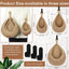 Canastas colgantes boho cocina set 3 con ganchos