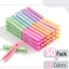 Pinzas madera ropa 50pzas 2.9pulg colores pastel