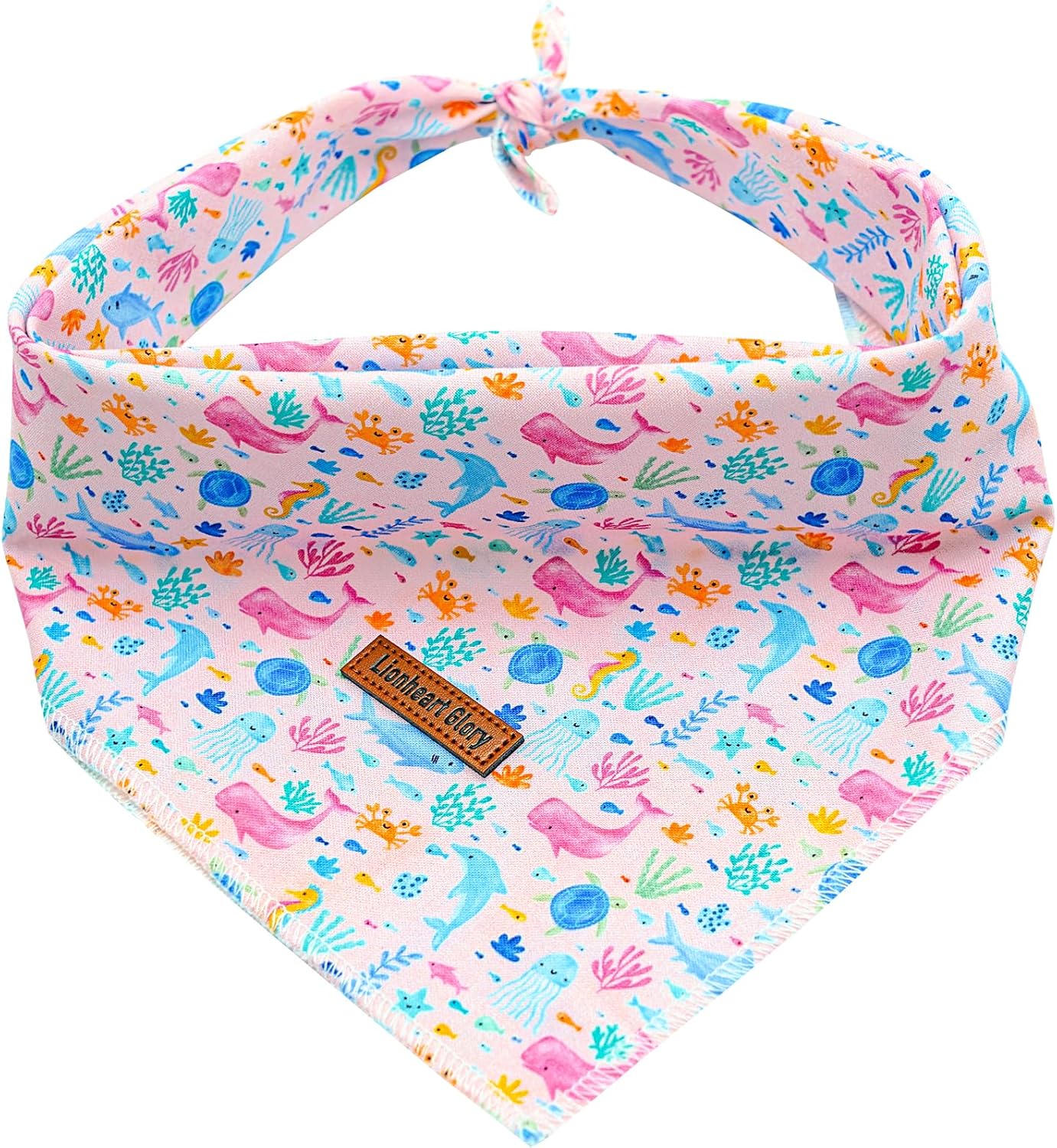 Bandana perro estampado marino ajustable medianos grandes