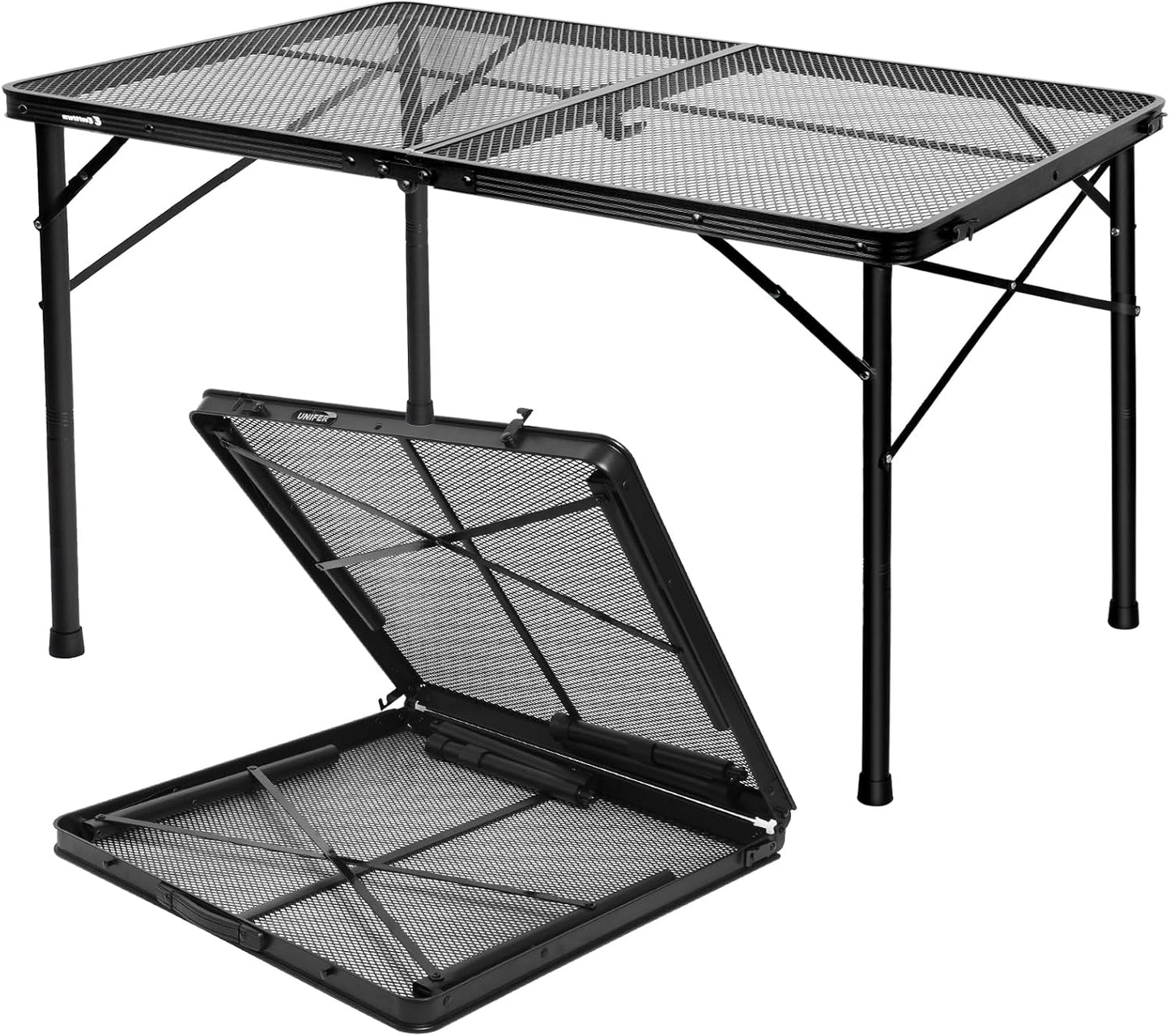 Mesa plegable para parrilla 4ft metal ligero