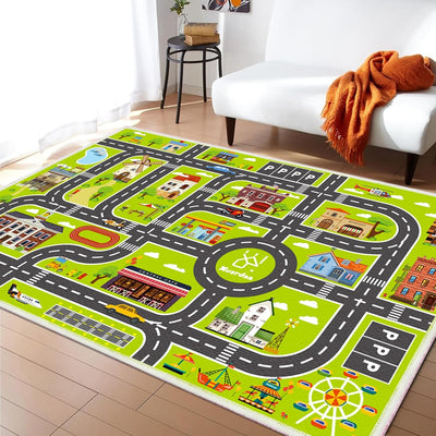 Alfombra set niños 4x6ft educativa antiderrap