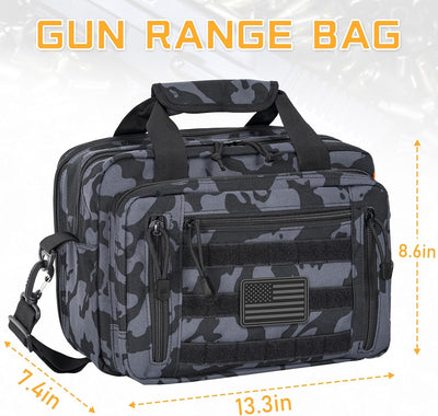 Estuche 2 pistolas 6 cargadores bolsa tiro aire libre