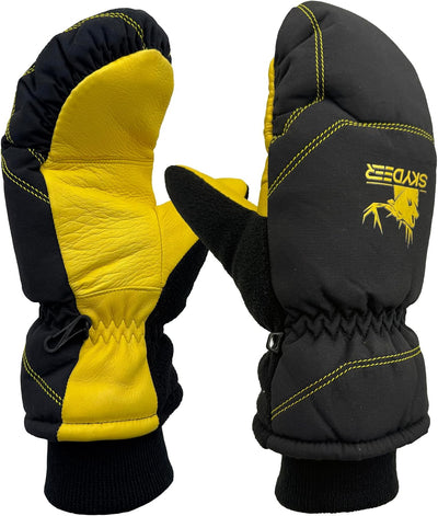 Guantes esquí niños piel ciervo 150G 3M Thinsulate