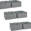 6 Cajas Tela Plegables para Niños con Asas Organiz.