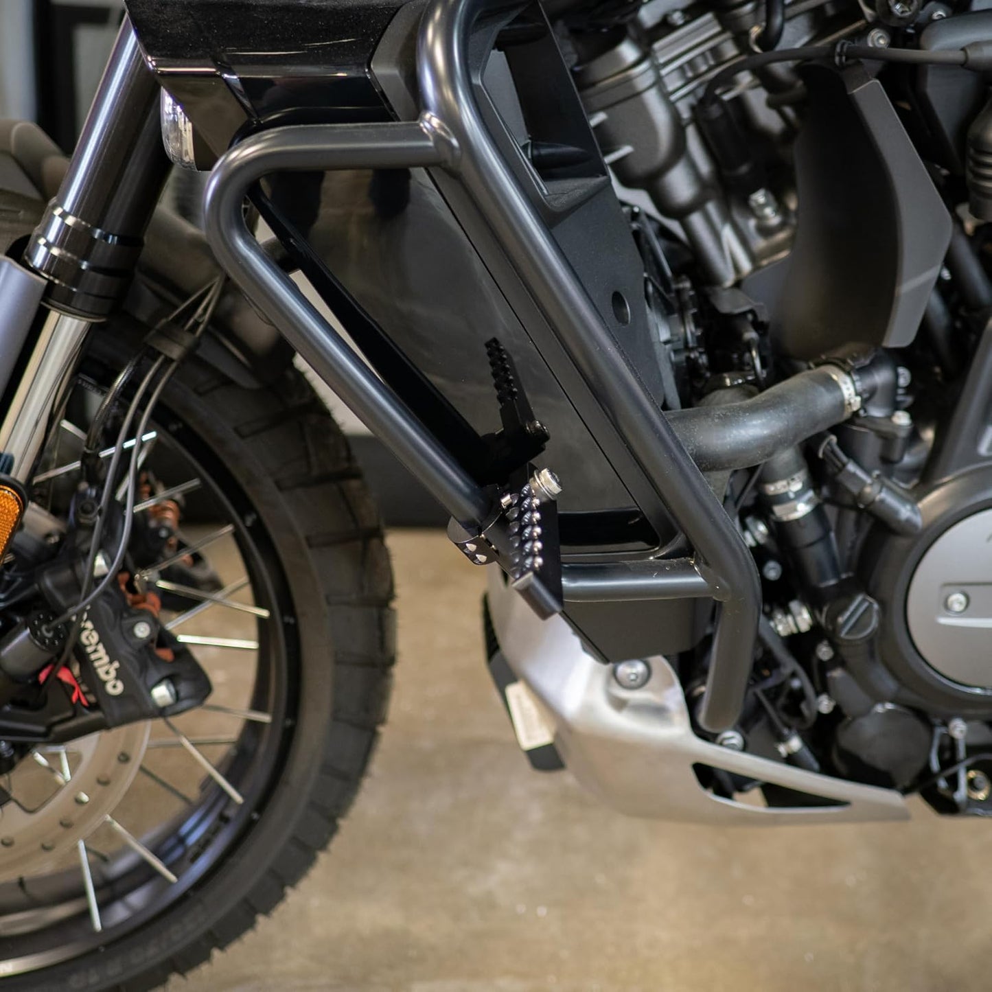Set clavijas carretera negro comp Harley-Davidson Pan