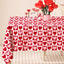 Mantel rectangular corazones rojos y rosados 60x84pulg