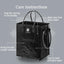 Bolsa comestibles reutiliz. con ruedas plegable
