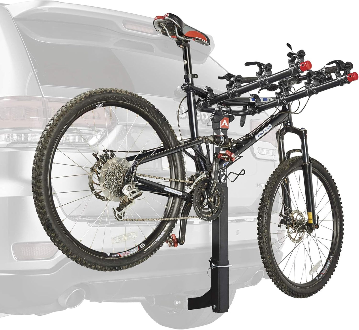 Soporte enganche 4 bicicletas 2pulg color negro