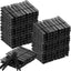 200 Pinzas Madera Resistentes para Colgar Ropa 4" Negro