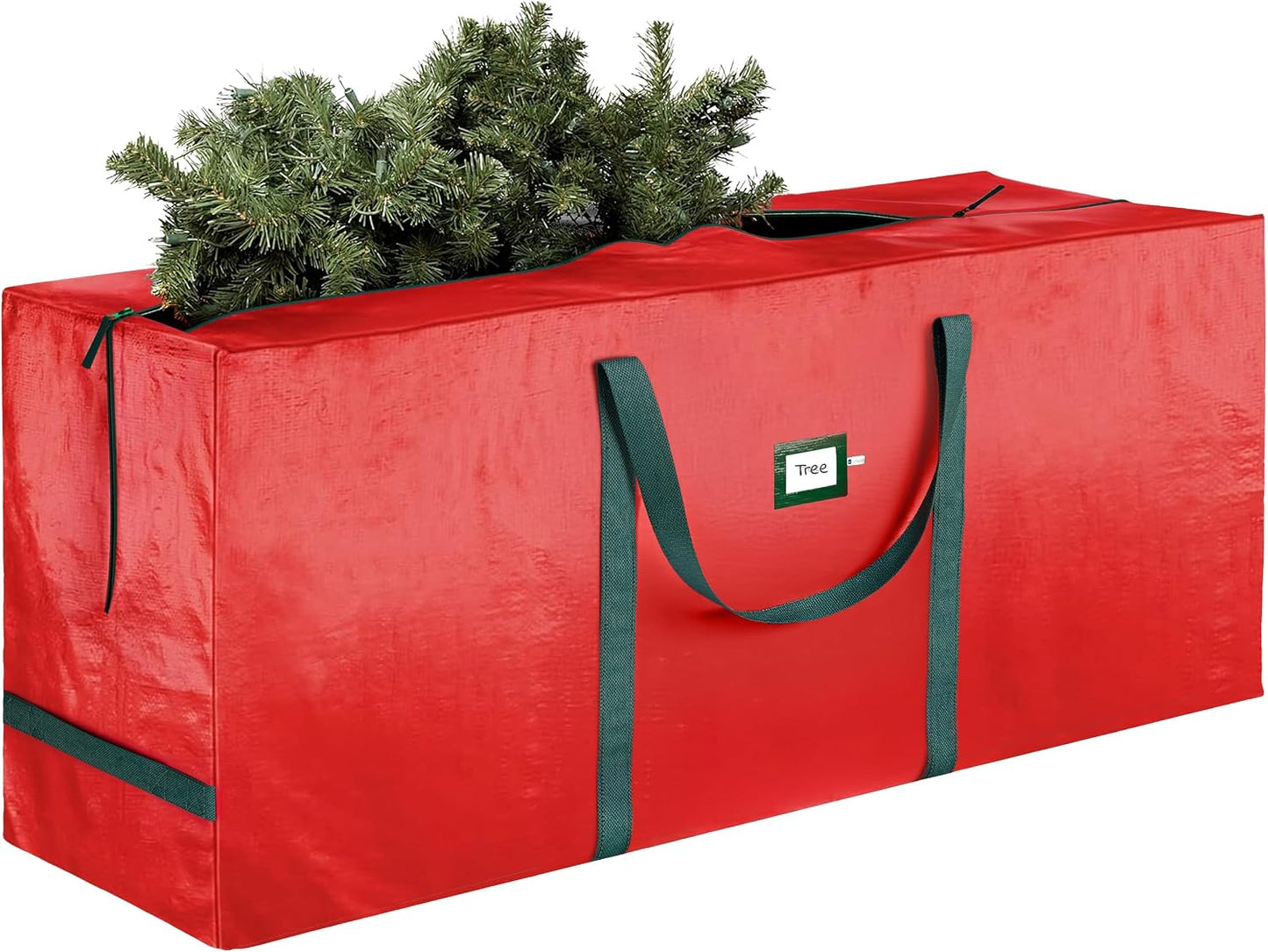 Bolsa almacenamiento árbol navidad 9ft roja