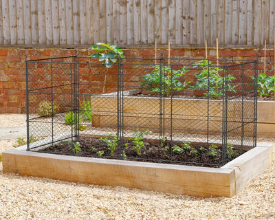 6 Paneles Protectores Plantas 14.26ft x 24pulg Cercas Elevadas