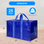 10 Pzas Bolsas Mudanza Grande con Tapas Cremallera Azul