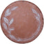 Corona laurel floral resina 12" decorativa jardín