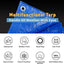 Lona azul 8x8ft impermeable resistente ojal metal