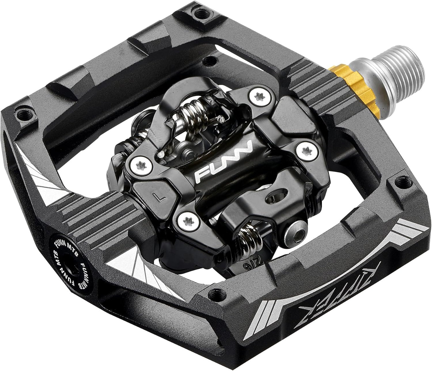 Pedales sin clip para bicicleta mtb eje 9/16 pulg comp spd