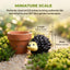 Figuras erizo resina miniatura musgo DIY jardín de hadas