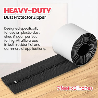 Protectores puerta autoadhesivo 7ftx3pulg negro