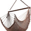 Silla hamaca grande caribeña 48" poliéster Mocha