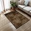 Alfombra leopardo lavable 2x3m suave antiderrap puerta