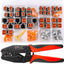 Kit conectores Deutsch DTP 2 y 4 pines con crimpadora