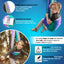 Columpio sensorial para niños con colgador giratorio 360°