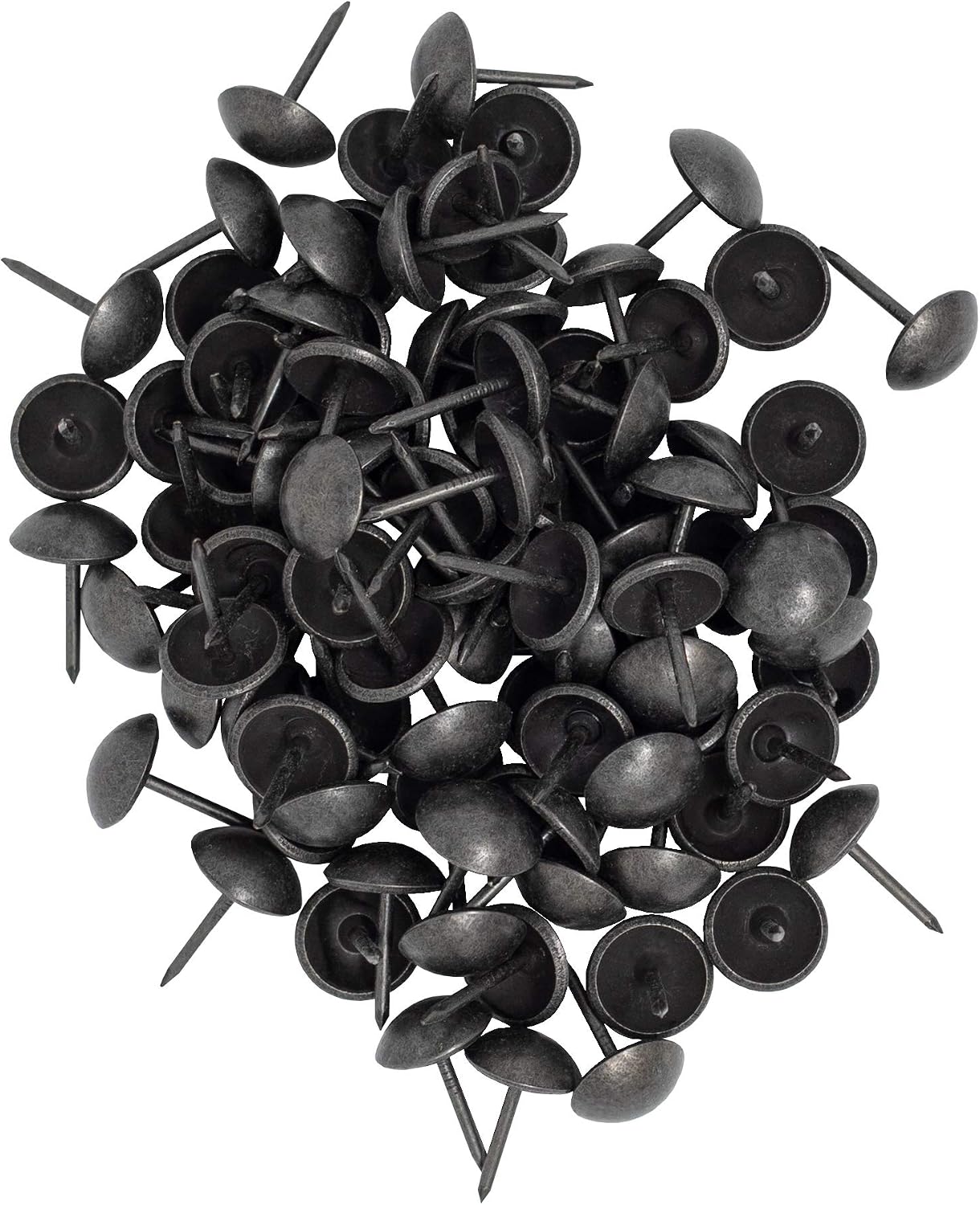 Tachuelas tapicería 7/16pulg perla negra 100uds