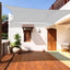 Toldo parasol rectangular 12x14ft para patio jardín gris