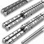 Palillos acero inox reutilizables 5 pares antideslizantes plateado