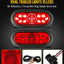 4 Luces LED Ovaladas Remolque 6pulg 12V IP67
