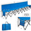 Banco lateral plegable 6/8 asientos con bolsa deporte