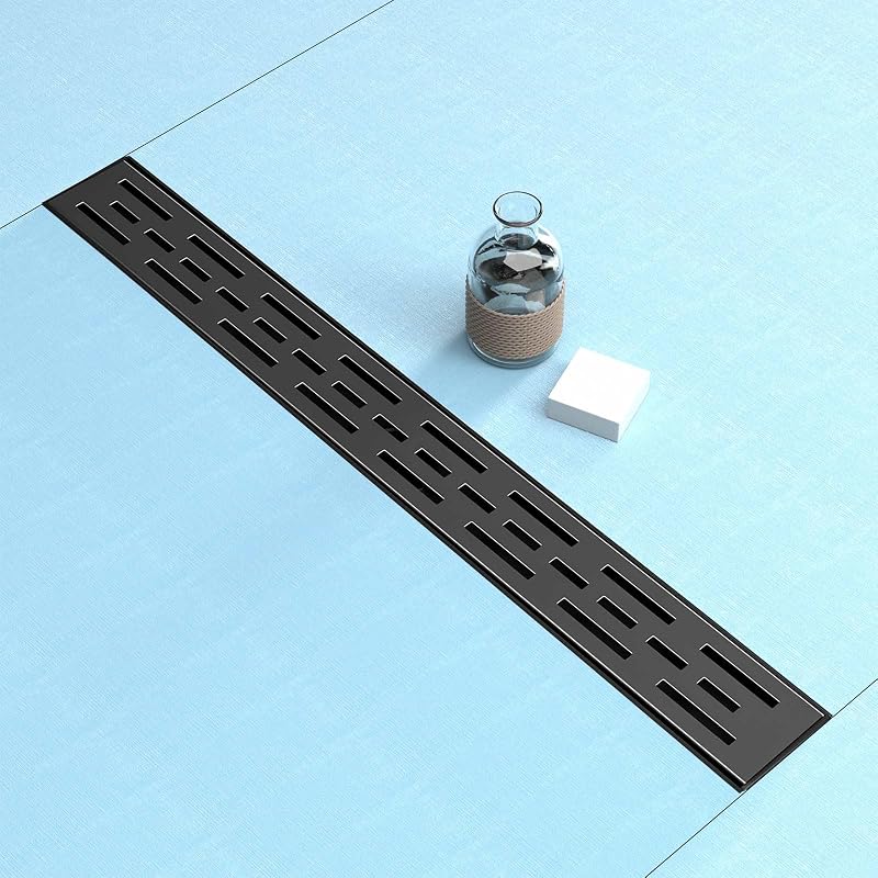 Drenaje lineal negro 24pulg acero inox 304