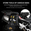 Bolsa sillín motocicleta organizadora herramientas manillar