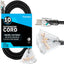 Cable extensión 10ft 3 tomas resistente al aceite 12/3 negro
