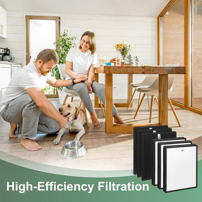 3 Pzas Filtro HEPA 3 en 1 para Purificador Alexapure Breeze